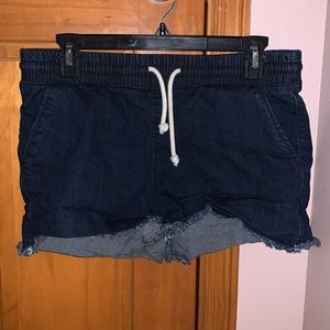 Adjustable Jean Shorts